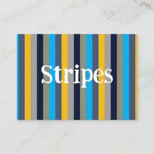 Colourful Stripes Business Card