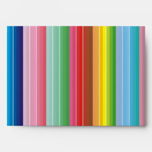Colourful Stripes Envelopes