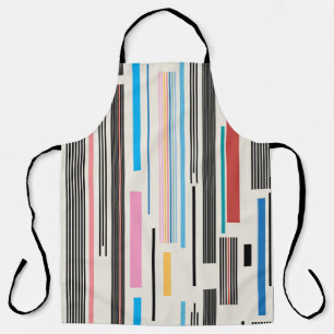 Colourful Stripes: Graphic Pattern Mix Apron