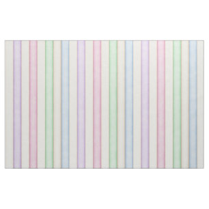 Colourful Stripes in Distressed Pastels (medium) Fabric