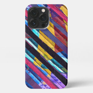 Colourful stripes iPhone 13 pro case