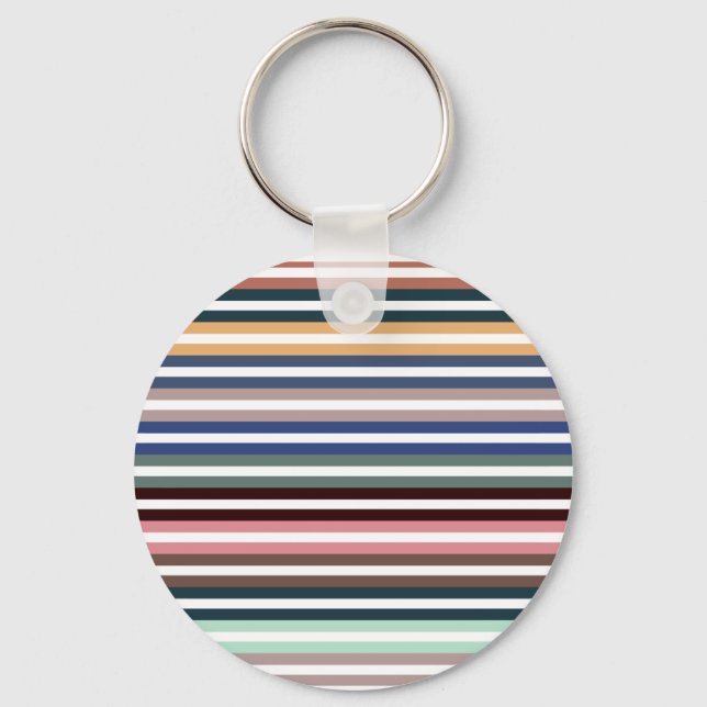 Colourful Stripes Keychain (Front)