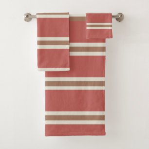 Colourful Stripes Modern Chic Decor Bath Towel Set
