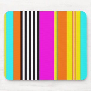 Colourful Stripes Mouse Pad