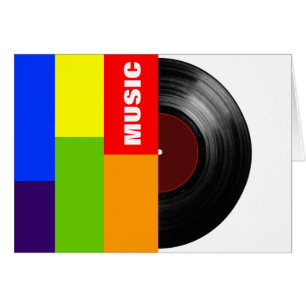 colourful stripes music vinyl