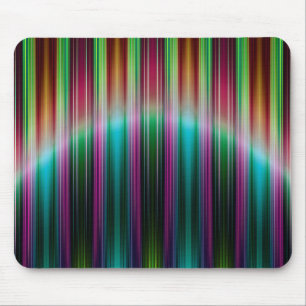 Colourful stripes pattern mouse pad