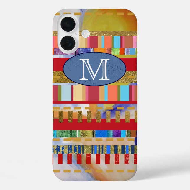 colourful stripes pattern personalized Case-Mate iPhone case (Back)