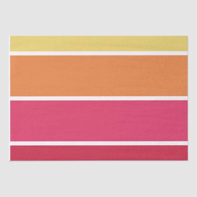Colourful Stripes Tissue Paper (Front)