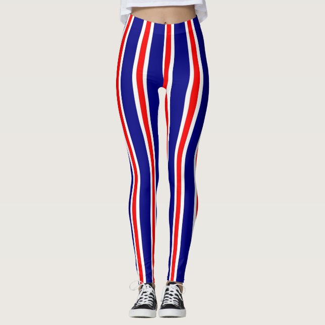Colourful Stripes Women's Leggings (Front)