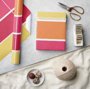 Colourful Stripes Wrapping Paper