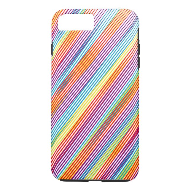 Colourful strips pattern Case-Mate iPhone case (Back)