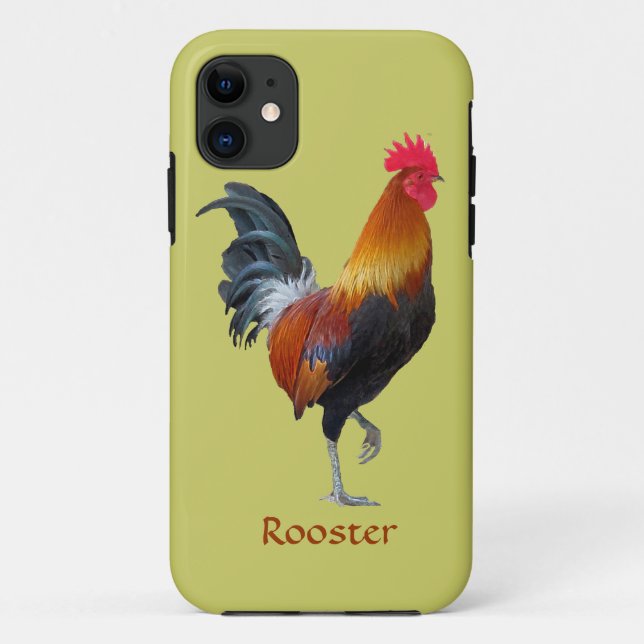 Colourful Strutting Rooster iPhone 5 Casemate Case-Mate iPhone Case (Back)