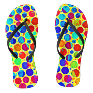 Colourful Stylish and Chic Pattern Flip Flops