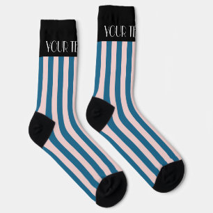 Colourful Stylish Bright Colour Minimalist Stripes Socks