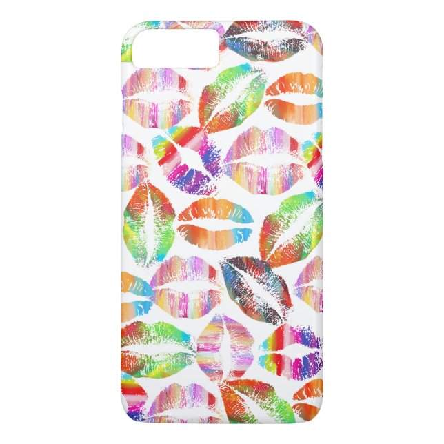 Colourful Stylish Lips Kiss #2 Case-Mate iPhone Case (Back)