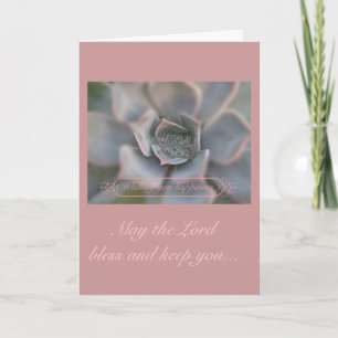 Colourful Succulent Wishing You Happiness Items Card