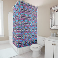Colourful Sugar Skull Cat Pattern