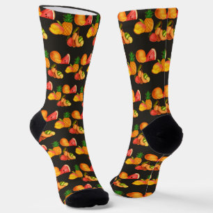 Colourful Summer Fruit Salad Socks