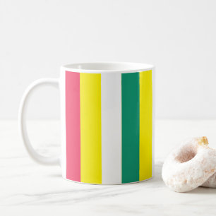 Colourful Summer Stripes Coffee Mug