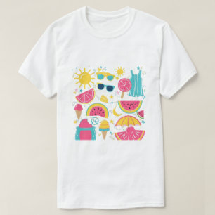 Colourful Summer Vibes – Bright & Fun Seasonal T- T-Shirt
