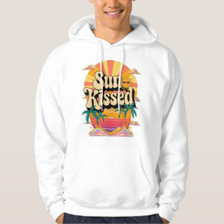 Colourful Summer Vibes Palm Tree Artwork T-shirt  Hoodie