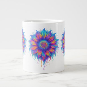 Colourful Sunflower Large Coffee Mug