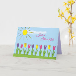 Colourful Sunny Day Tulips All Occasiom Card