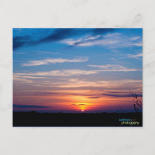 Colourful Sunset at Kiawah Island Postcard