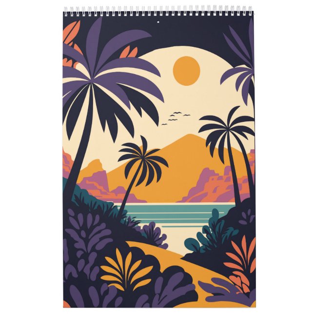  Colourful sunset Calendar (Cover)