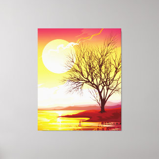 Colourful Sunset Canvas Print