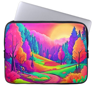 Colourful Sunset View Laptop Sleeve