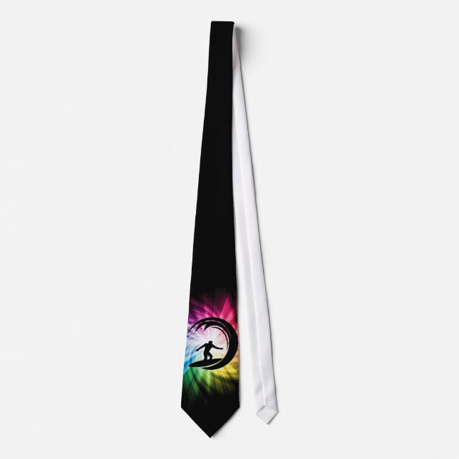 Colourful Surfing Tie (Front)
