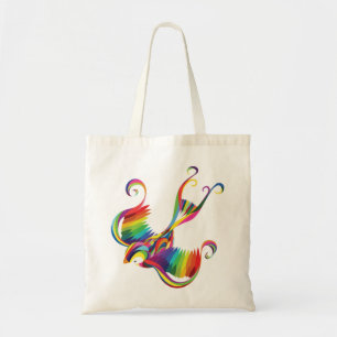 Colourful Swallow Tote Bag