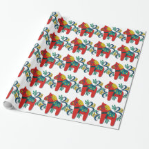 Colourful Swedish Dala Horse