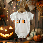 Colourful Sweet And Spooky | Happy Halloween  Baby Bodysuit<br><div class="desc">Colourful Sweet And Spooky | Happy Halloween</div>