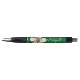 Colourful Sweet Doodle Flower Custom Name Pen