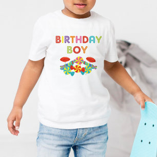 Colourful Sweet Fun Candy Birthday Boy Toddler T-shirt