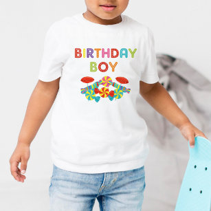 Colourful Sweet Fun Candy Birthday Boy Toddler T-shirt