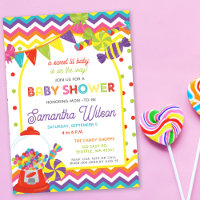 Colourful Sweet Fun Candy Theme Baby Shower