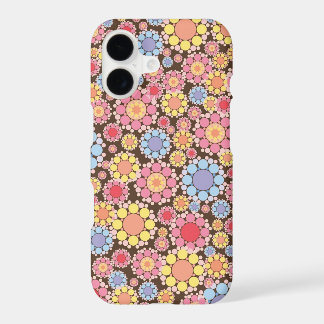 Colourful Sweet Pastels Flower Floral Dots Pattern
