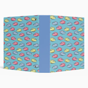Colourful swimming happy fish binder