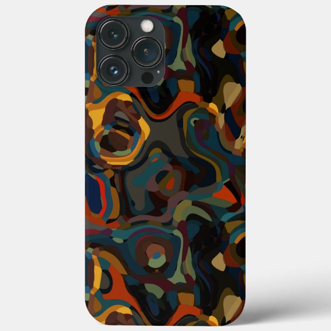 colourful swirl abstract Case-Mate iPhone case (Back)