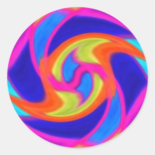 Colourful Swirl Stickers