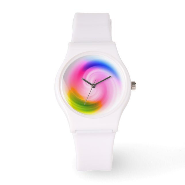 Colourful Swirl Watch (Front)