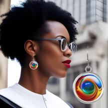 Colourful Swirling Glass Effect