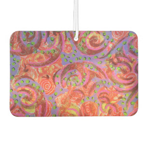 Colourful Swirls  Air Freshener