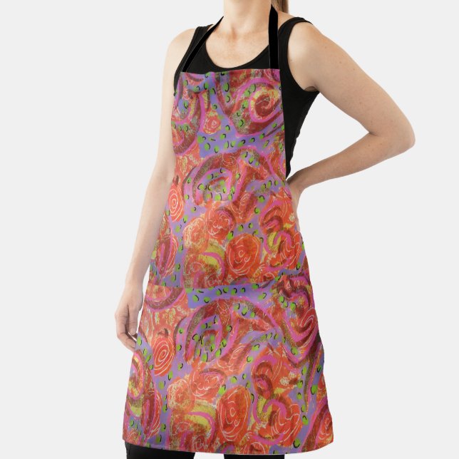 Colourful Swirls  Apron (Insitu)