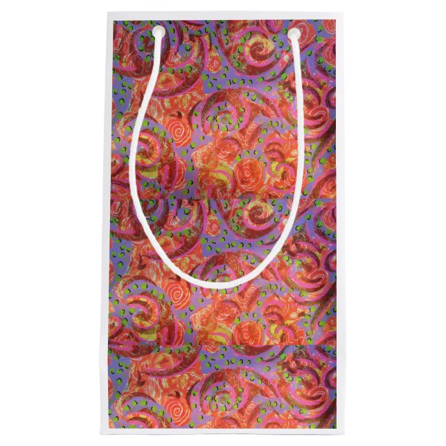 Colourful Swirls Gift Bag (Front)