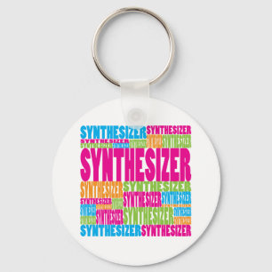 Colourful Synthesizer Keychain