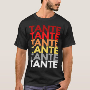 Colourful Tante in Dutch Aunt in Dutch Tante T-Shirt